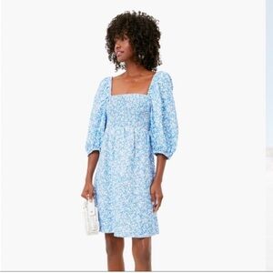 Tuckernuck Cameron Eubanks blooms on board floral Annie smocked dress XXS